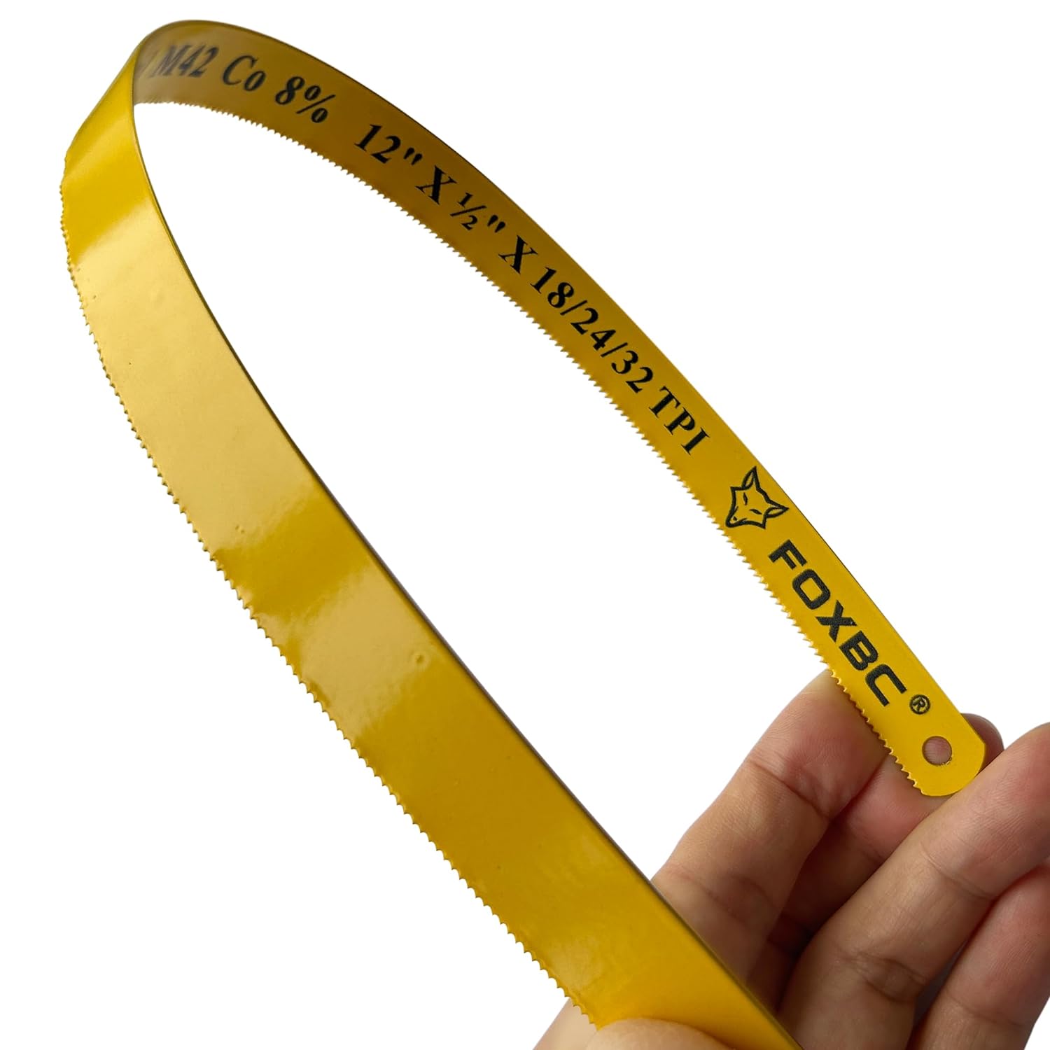 FOXBC Hoja de sierra para metales de 12 pulgadas, dientes variables 18/24/32 TPI, corte de metal bimetálico M42, paquete de 10