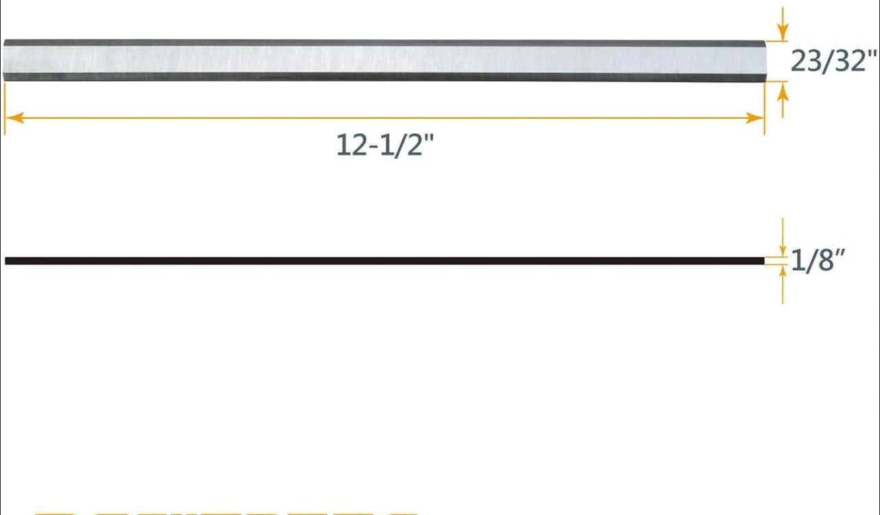 Cuchillos cepilladores HSS de 12-1/2 pulgadas para cepilladora Wilton 99178, 34463, juego de 2