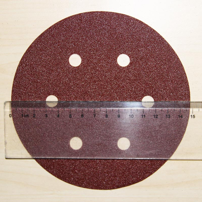 25 uds 150mm 6 "discos de lijado papel de lija húmedo y seco gancho y bucle almohadillas de lijado abrasivas granos de papel 60 ~ 240