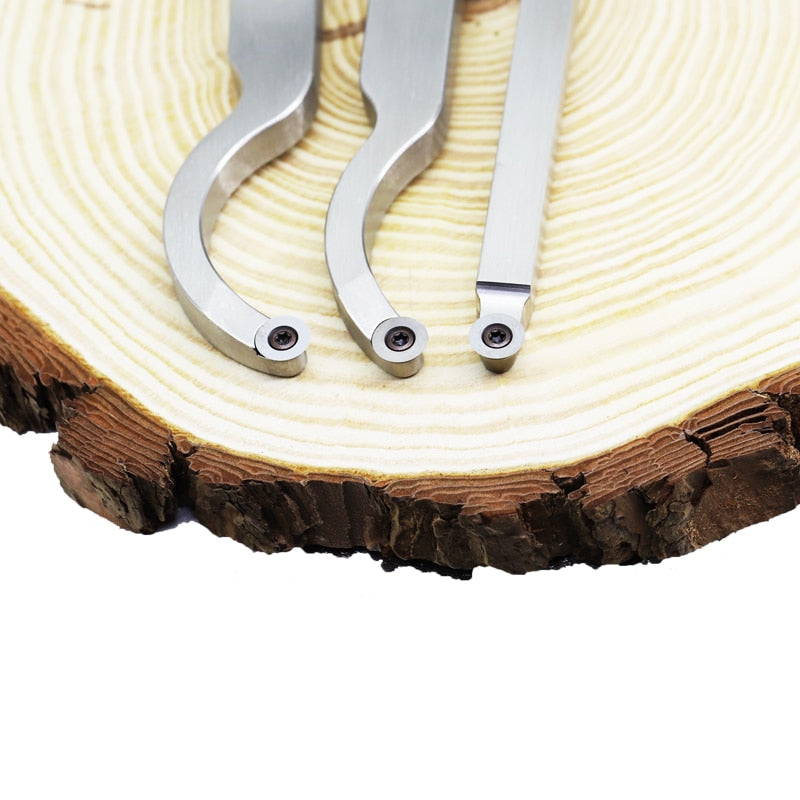 Ci3-insertos de carburo redondos de 12x2,5mm, cuchillas cortadoras para torno DIY, herramienta hueca para acabado de torneado de madera, 10 Uds.