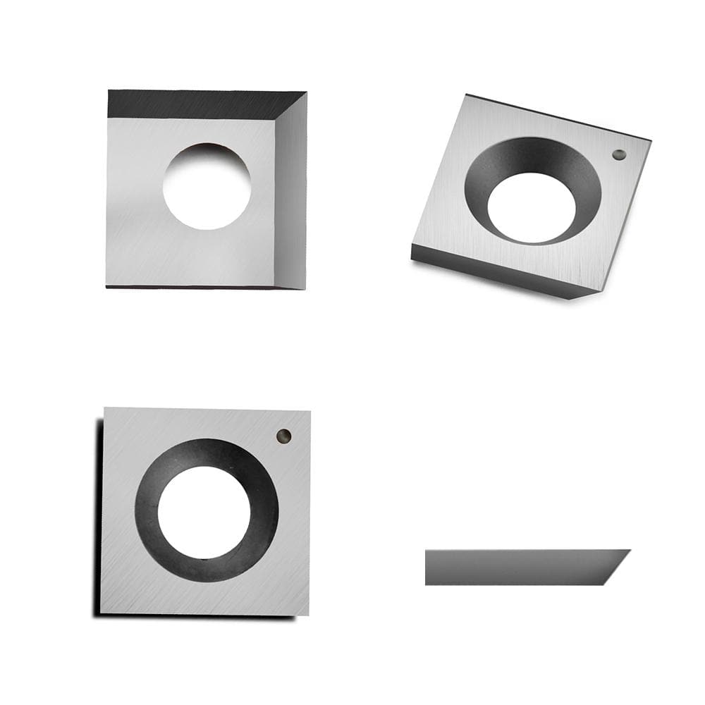 14.3mm Carbide Insert Knife 2-Edge for Carbatec Planers 14.3x14.3x2.0mm-50°