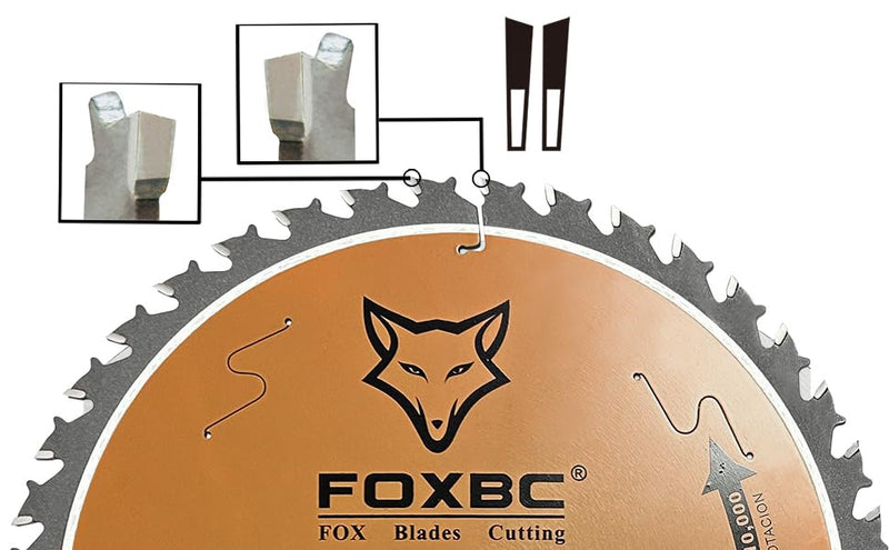 FOXBC Hoja de sierra circular de 7-1/4" de repuesto de 60 dientes para Freud Diablo D0760A D0760X, DeWalt DWA171460