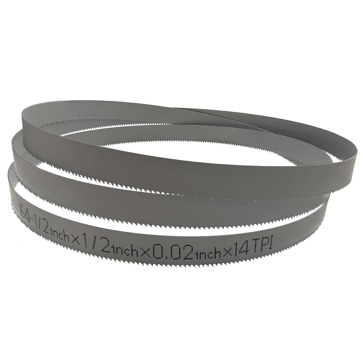 FOXBC 64-1/2 Inch 14 TPI Metal Cutting Bandsaw Blades, Bi-Metal - 2 Pack 64-1/2-Inch X 1/2" X 0.02" Fits Most 6" x 4 " band saws
