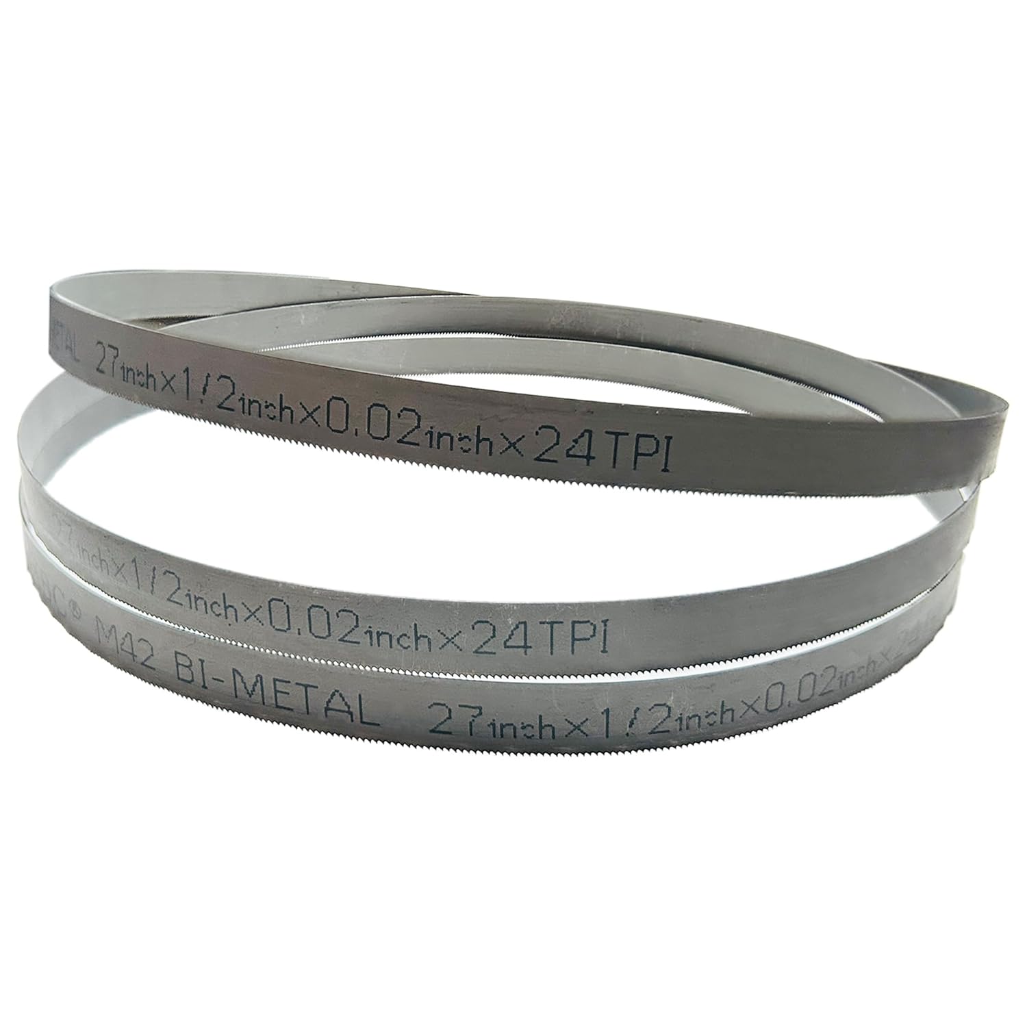 FOXBC 27 Inch Bandsaw Blades 24 TPI for DeWalt DCS377, Milwaukee Porta