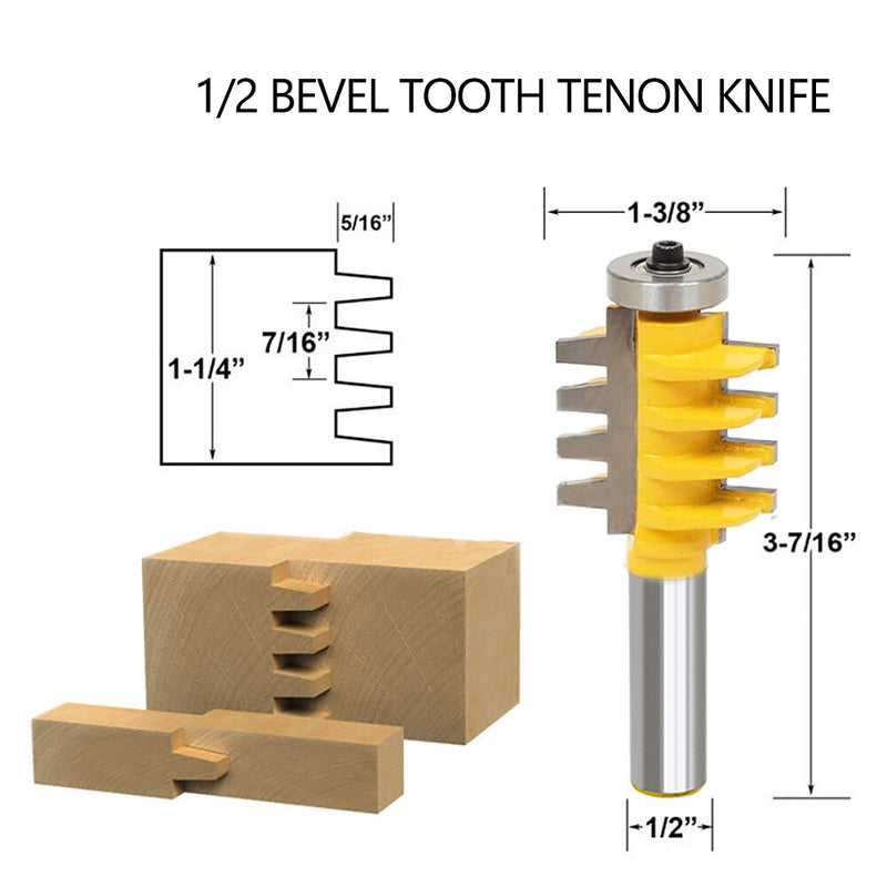 Cortador de fresado CNC con vástago de 1/2 pulgadas y 1/4 pulgadas, máquina de grabado, enrutador de madera, brocas de cola de milano, herramienta manual, herramientas para trabajar la madera