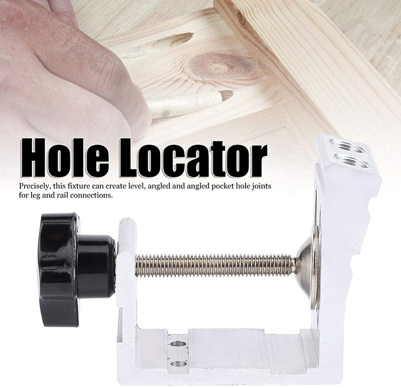 Pocket Hole Jig Drill Guide Kit Inclined Hole Drilling Fixture Woodworking Adjustable Borehole locator Tool Carpentry Set