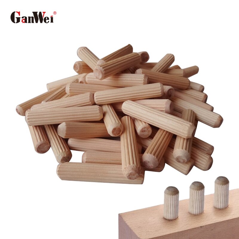 El conector 3 en 1 de barra de madera de espiga de troncos de 30 piezas se utiliza para conectar gabinetes, guardarropas, muebles y tablas de madera