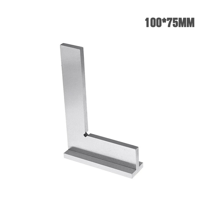 Machinist Square 90º Right Angle Engineer Carpenter Square with Seat Precision Ground Steel Hardened Angle Ruler