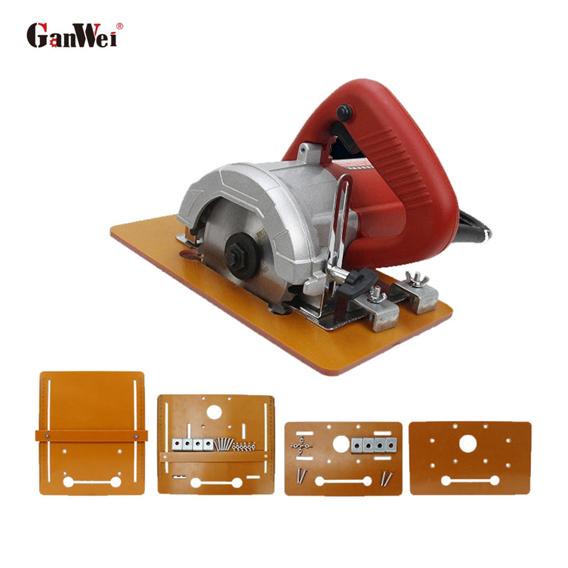 Electric Circular Saw Multifunctional Fixed Base Woodworking Workbenches Flip Board Circular Saw Fittings Tools