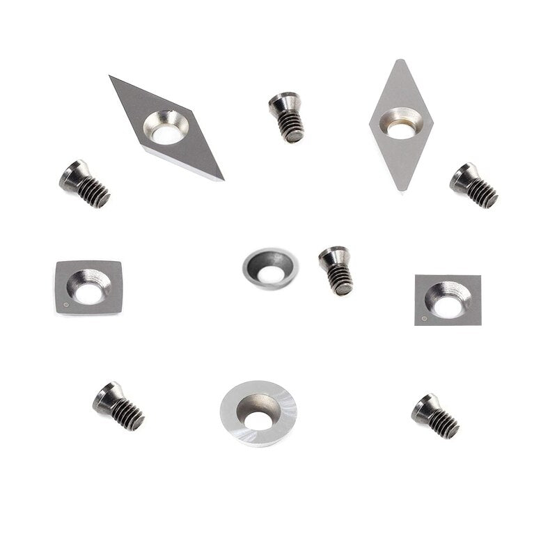 Carbide Inserts Cutters Blades Knives Set For Detailer Hollower Finisher Rougher