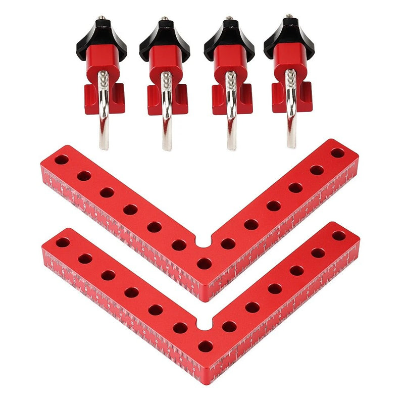 Woodworking Precision Clamping Square L-Shaped Auxiliary Fixture Splicing Board Positioning Fixed Clip Woodworking Tool