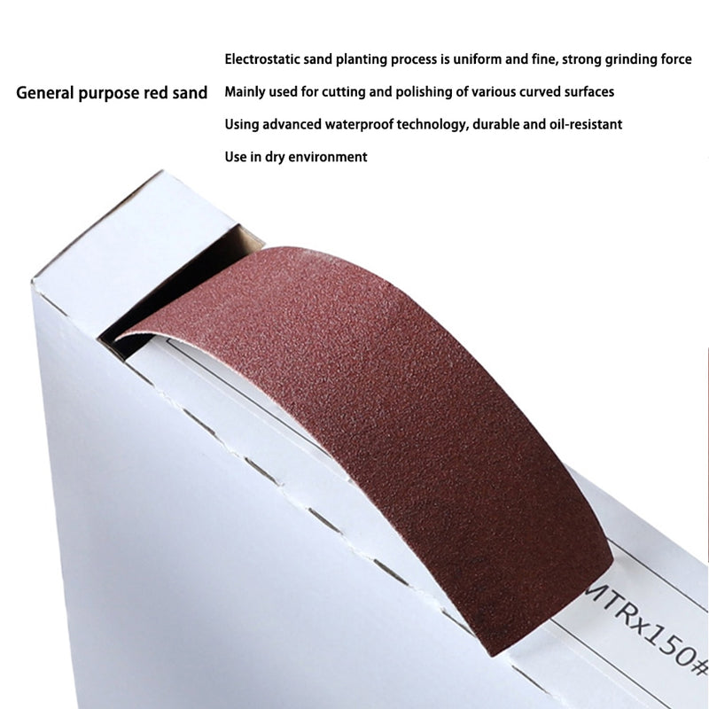 50M Abrasive Sandpaper Metal Emery Cloth Roll 150/240/320/400/600 Grit Dry Polishing Sanding Tools for Metal Dremel Woodworking