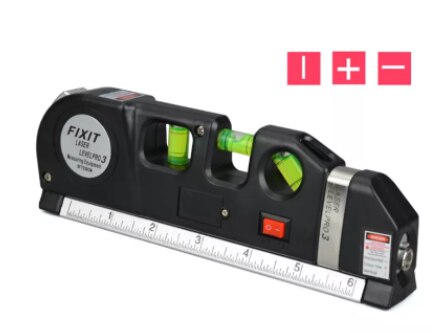 Right Angle 90 Degree Square Laser Level Tool Laser Level Ruler Woodworking Mason Professional Renovate Measurement Tool