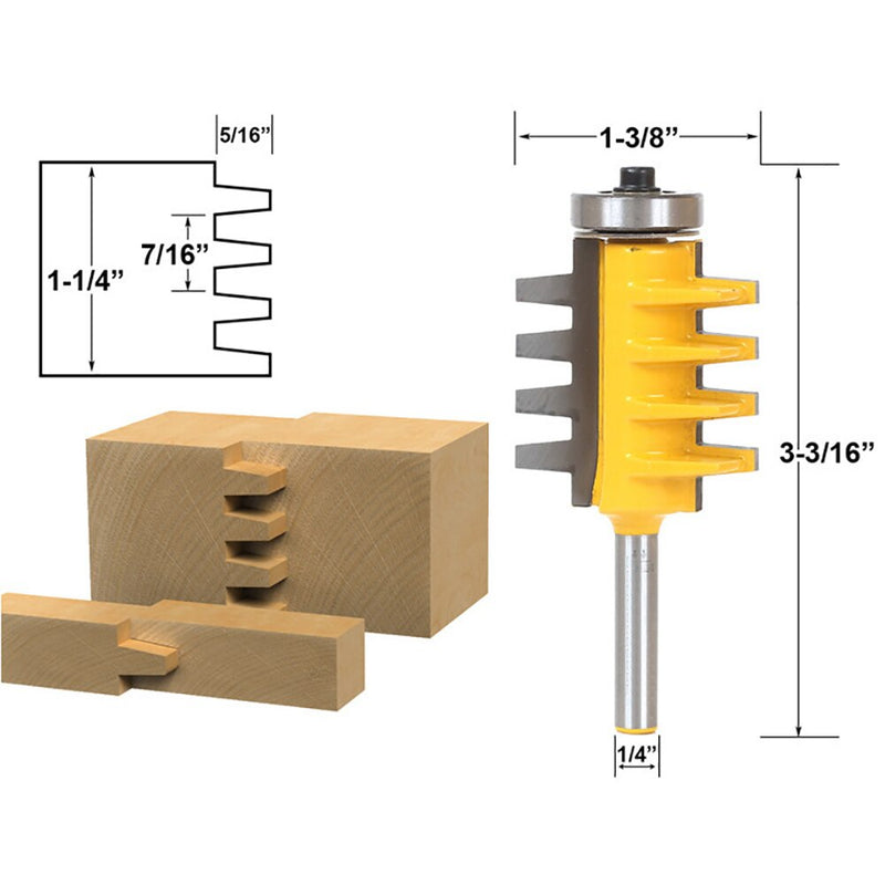 Cortador de fresado CNC con vástago de 1/2 pulgadas y 1/4 pulgadas, máquina de grabado, enrutador de madera, brocas de cola de milano, herramienta manual, herramientas para trabajar la madera