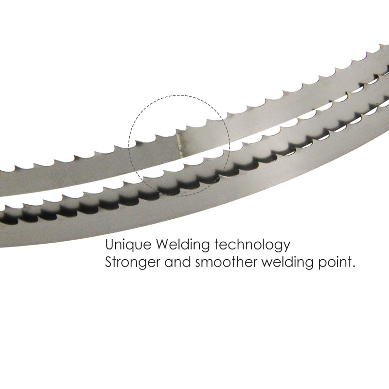 Bandsaw Blade 56''x1/4'' 1425x6.35mm 6TPI, 10TPI, 14TPI for 8'' Delta, Draper, Nutool, FOX, Silverline Band Saw - 2PC