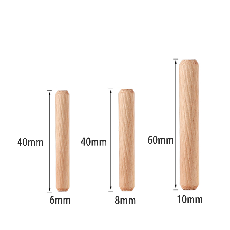 30pcs Log Tenon Wooden Bar 3-in-1 Connector Is Used for Connecting Cabinets, Wardrobes, Furniture and Wooden Boards