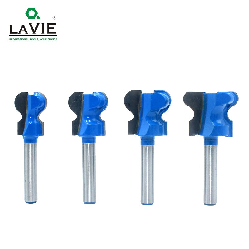 6mm 1/4" Shank 6.35mm Double Finger Router Bits for Wood Milling Cutter Industrial Grade Bit Woodworking Tools MC01160