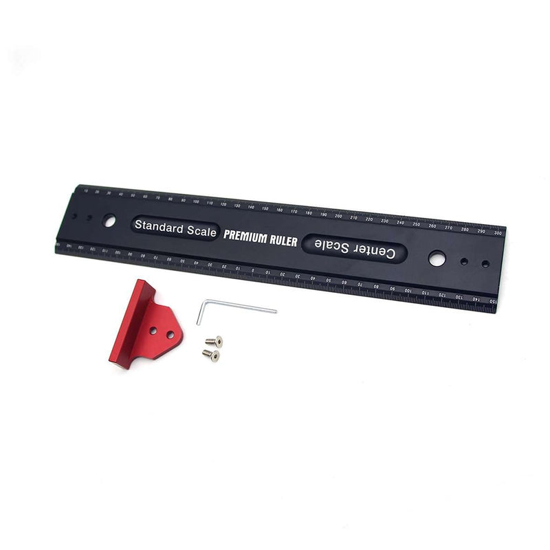 Woodworking Line Scribe Marking Ruler Multifunction DIY High-Precision Woodworking Measuring Gauge Carpenter Rulers