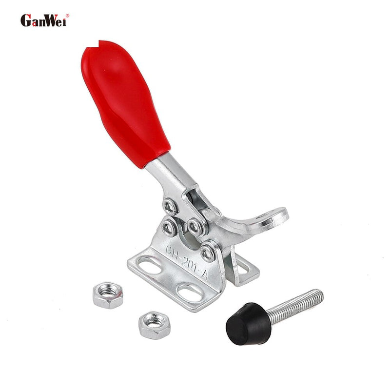 8pcs Quick-Release Toggle Clamps Set Horizontal Toggle Clamp Carpentry Hand Tools Woodworking Fix Clip Tool