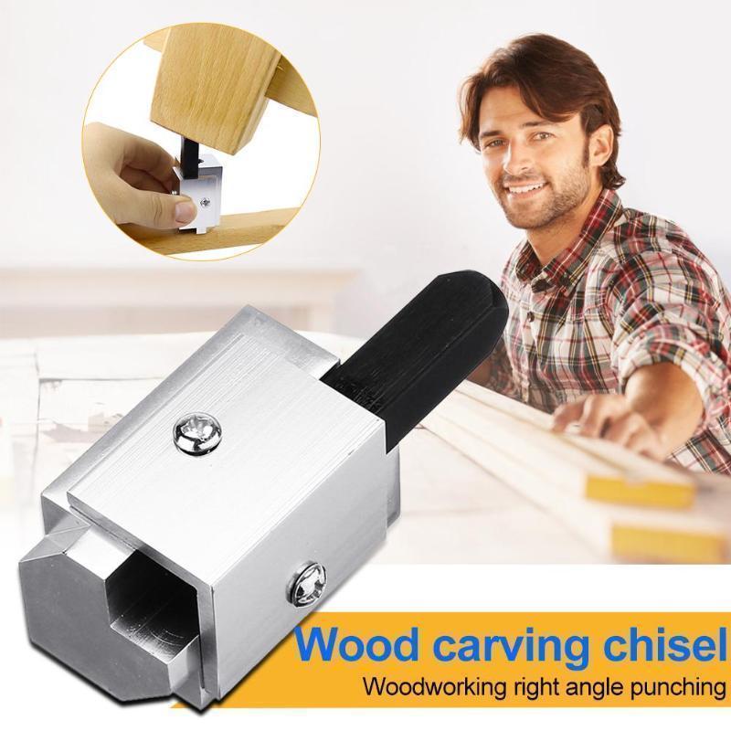 Square Mini Corner Chisel Handy Tool Drill Bit Carving DIY Carpentry Door Box Hinge Recesses Mortising WoodWorking Tools