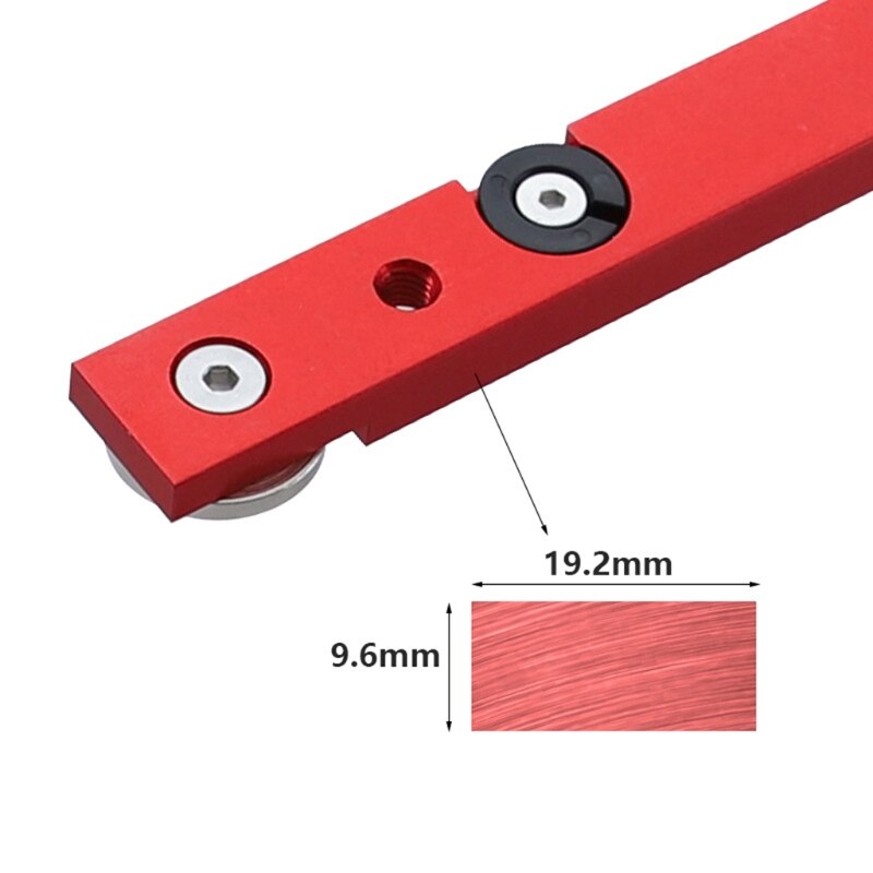 300/450/650mm T-slot T-track Miter Track Jig Table Saw Gauge Rod Miter Gauge for Fixture Slot Router Woodworking Tool