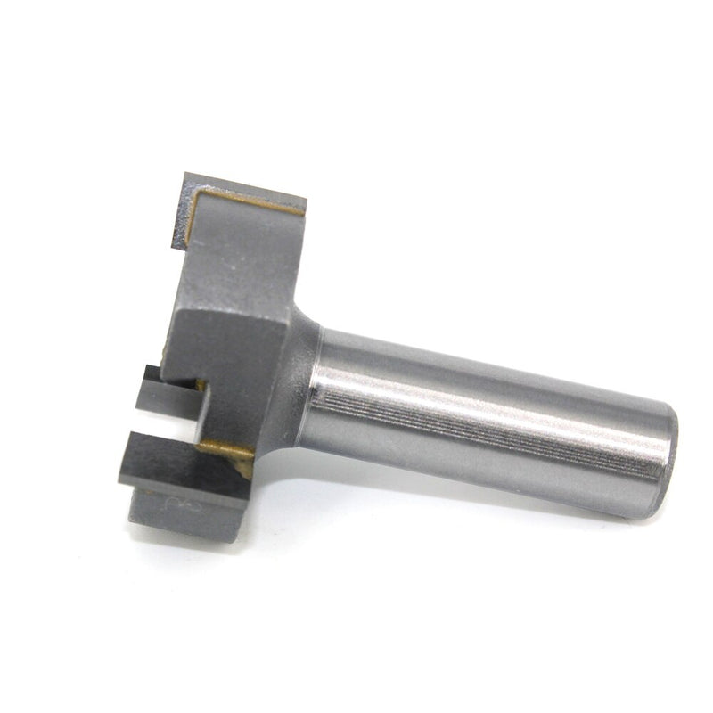 1/2 Shank 3 Teeth T-Slot Z3 Router Bit Straight Edge Slotting Milling Cutter Cutting Handle for Wood Woodwork