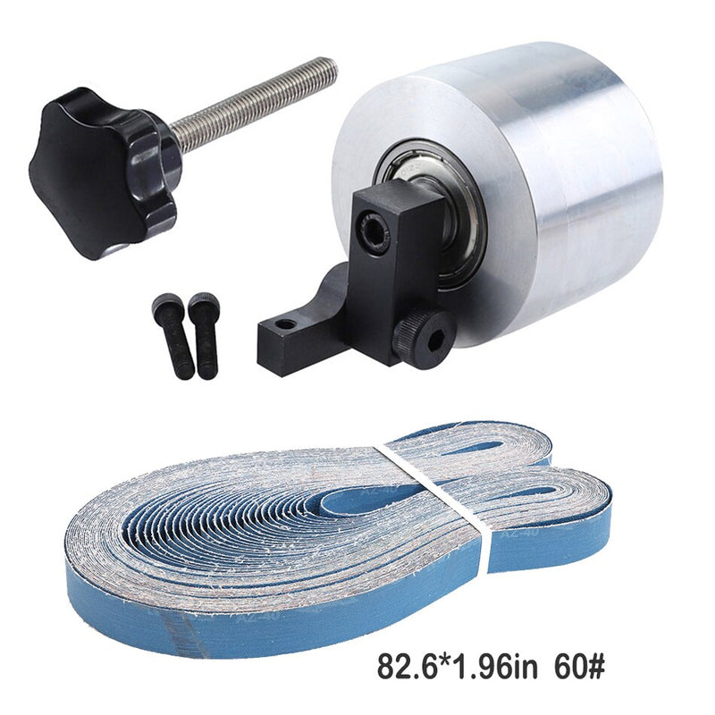 Abrasive belt machine bearing Wheel 50mm Adjustable Double Bearing Driven Wheel Belt Sander Conveyor Guide Wheel