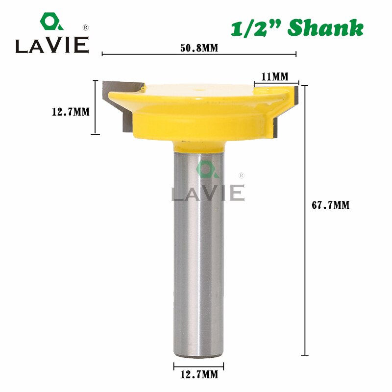 12mm 1/2 Straight Drawer Molding Router Bit Drawer Lock Tenon Knife Plug Wood Milling Cutter Door Woodworking Tool