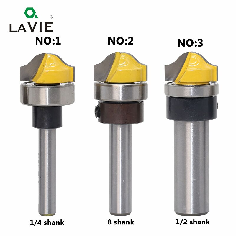 1pc 6 1/4 8mm 1/2" Faux Panel Ogee Router Bit Arc-shaped Riving Bit Tungsten Carbide Woodworking Milling Cutter for Wood MC01016
