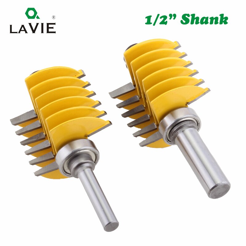 1pc 12mm 1/2" Shank Brand New 2 Teeth Adjustable Finger Joint Router Bit Tenon Cutter Industrial Grade for Wood Tool
