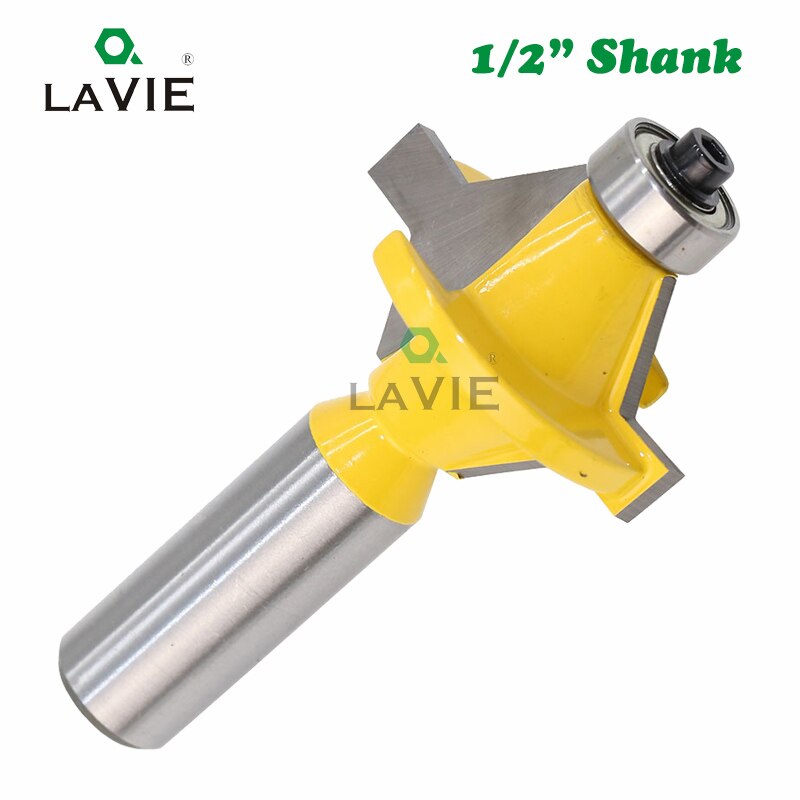 2pcs 12mm 1/2" Shank 120 Degree Tenon Router Bit Set Woodworking Groove Milling Cutter for Wood Tools Tungsten Carbide