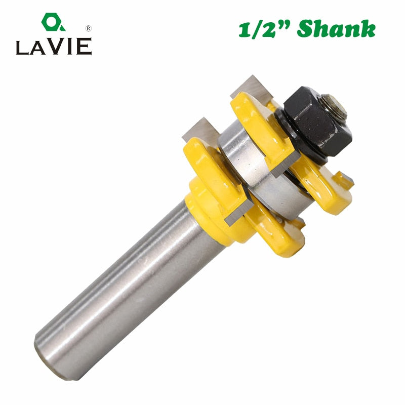 1/2 Shank 3 Teeth T-Slot Z3 Router Bit Straight Edge Slotting Milling