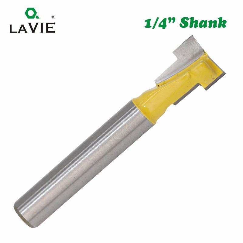 1/4 Inch 6.35mm T Slot Router Bit Hex Bolt Key Hole Keyhole Woodworking Milling Cutter End Mill MC01025