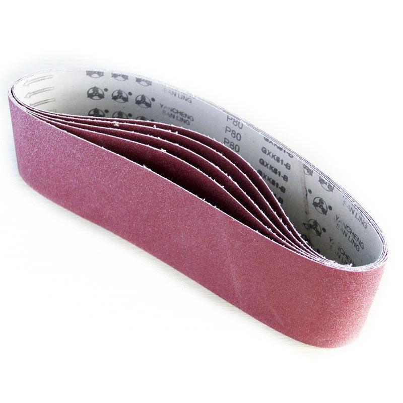 5 correas de lijado de 4 x 36 pulgadas, 100 x 915 mm, 60 80 120 240, óxido de aluminio