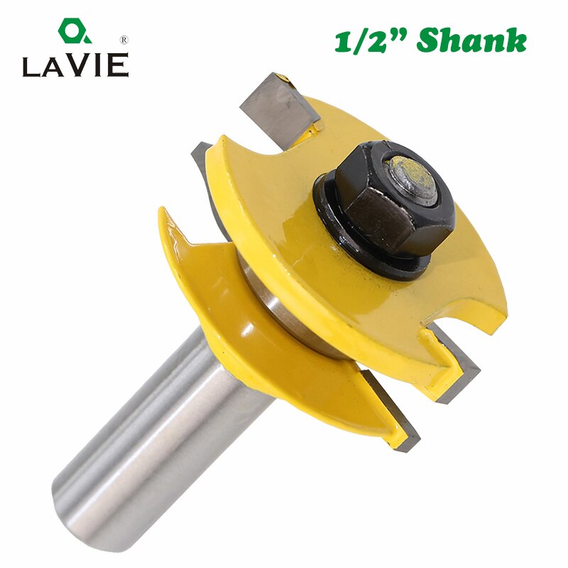 3pcs/set 12mm 1/2 Shank Door Panel Cabinet Tenon Router Bit Set Milling Cutter For Woodworking Cutters Cutting Tools