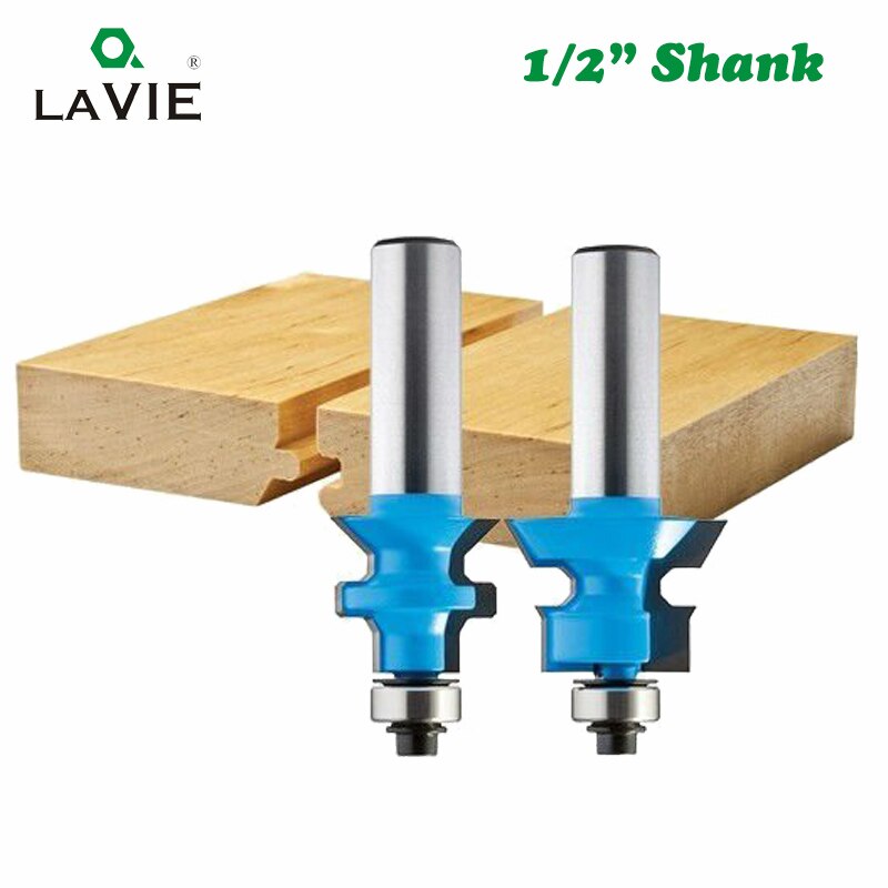 2pcs 12mm 1/2 Shank 120 Degree Router Bit Milling Cutter Frame Groove Tenon Woodworking Engraving Wood Milling Set