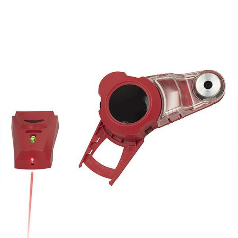 WORKBRO 2 In 1 Laser Leve Horizontal Line Locator Drilling Dust Collector Cover With Measuring Range Vertical Measuring Tools
