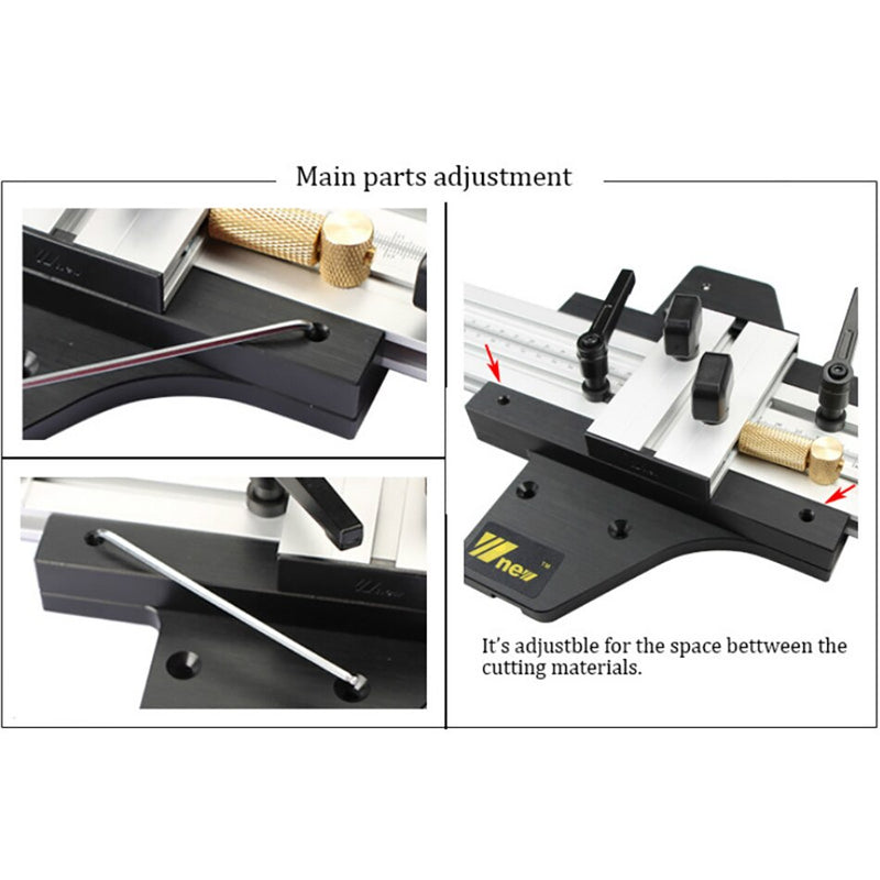 Router Electric Circular Saw Guide Rail Adjustable Engraving Machine Trimming Machine Accessories DIY Woodworking Tools