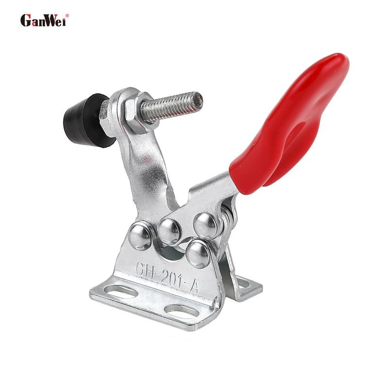 8pcs Quick-Release Toggle Clamps Set Horizontal Toggle Clamp Carpentry Hand Tools Woodworking Fix Clip Tool