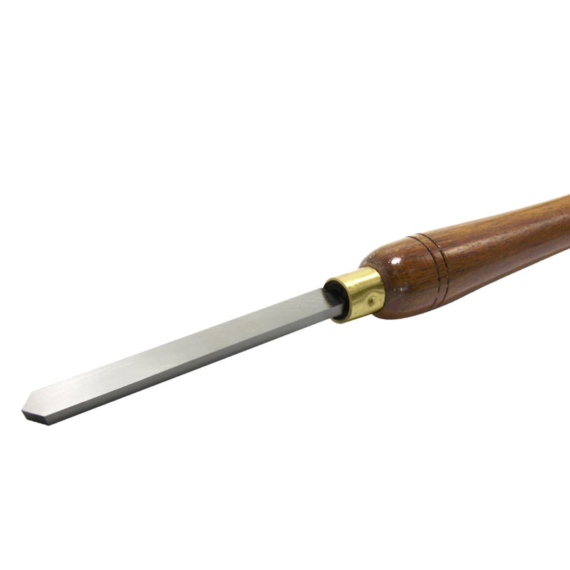 Rascador de lanza de 5/8 pulgadas, herramientas de torneado de madera, punta de lanza recta, rastrillo Neg, hoja HSS de 16mm, herramienta de torneado para torno de madera