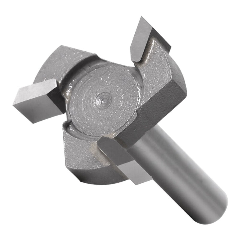 6mm 1/4" shank 3 teeth T-Slot Router Bit Milling Straight Edge Slotting Milling Cutter Cutting Handle