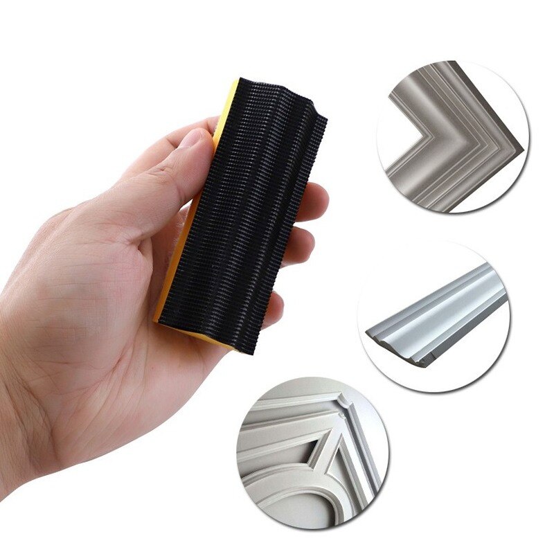 16 Piece Flexible Contour Sanding Grip Set Sanding Block Backing Plate for Woodworkers Automotive Home Arts and Crafts