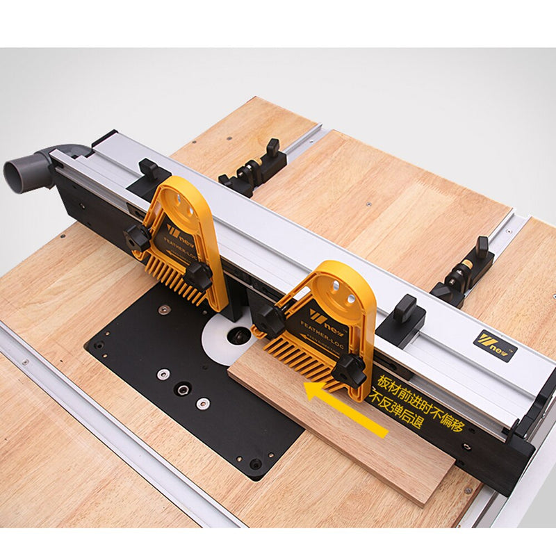 Milling Machine Aluminium Profile Fence with Sliding Brackets Tools Wood Work Router Saw Table Woodworking Workbenches