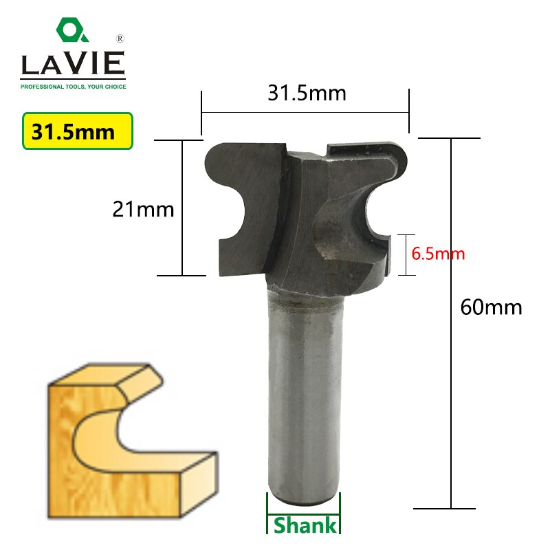 12mm 1/2" Shank 12.7mm Double Finger Router Bits for Wood Industrial Grade Milling Cutter Woodworking Tools