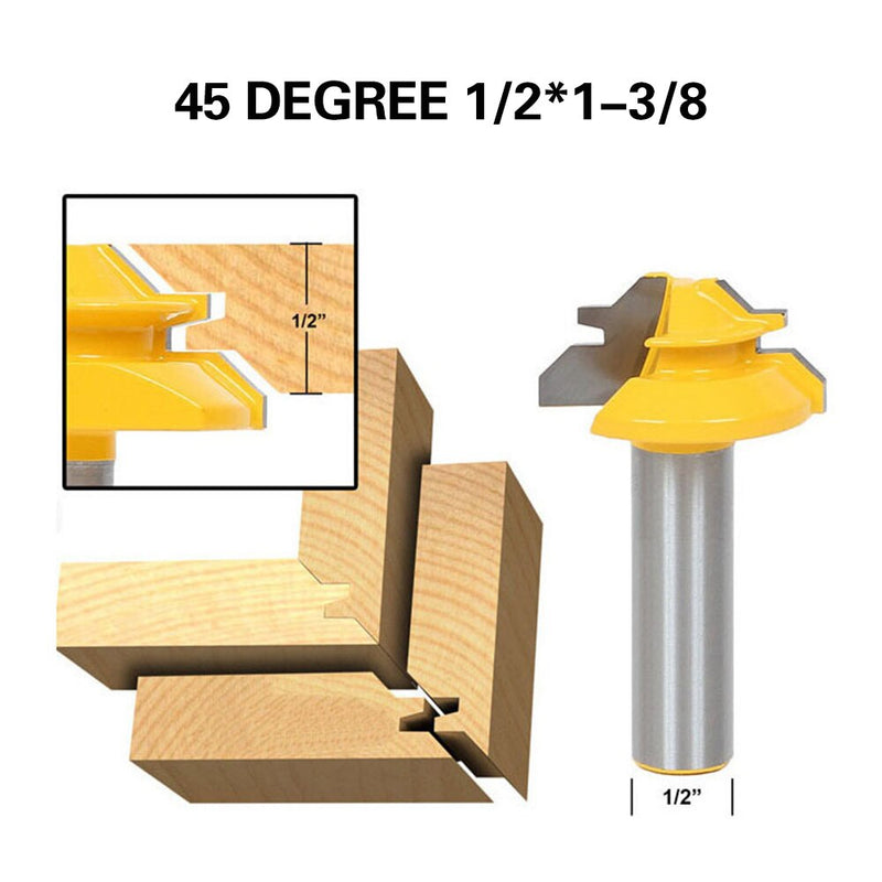 CNC 45 Degree Alloy Milling Cutter Wood Router Engraving Cutter Accesorios Strawberry Drill Milling Machine Woodworking Tools